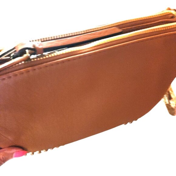 Jessica Simpson Women's CAMILLE Studded Western Style Saddle Bag Purse NWOT - Picture 8 of 13